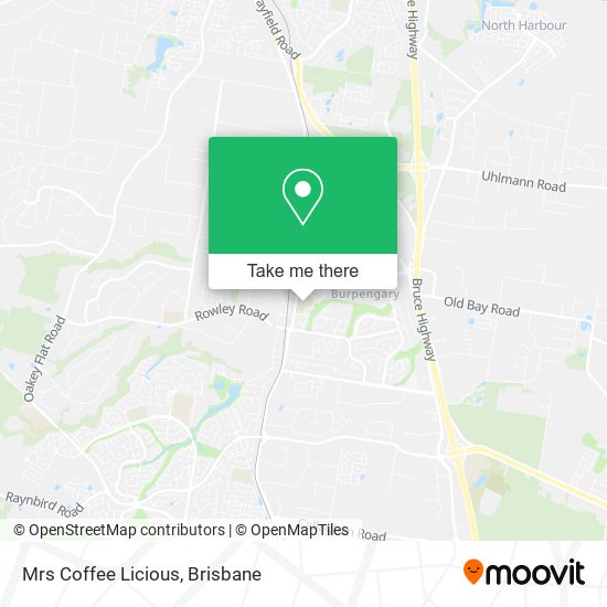 Mrs Coffee Licious map