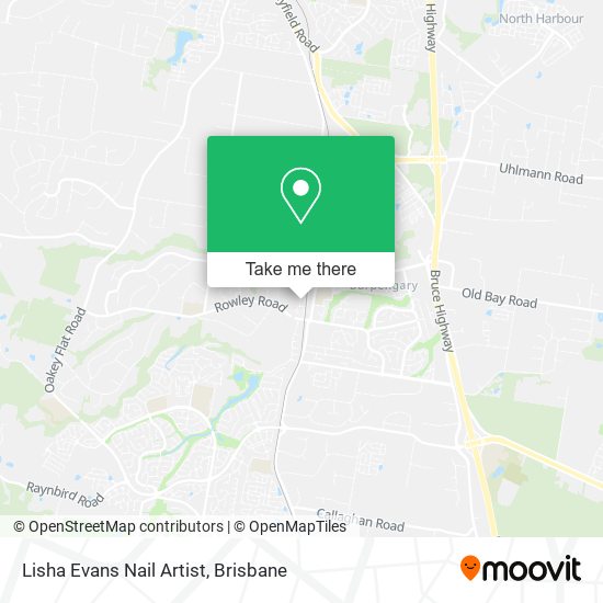 Lisha Evans Nail Artist map