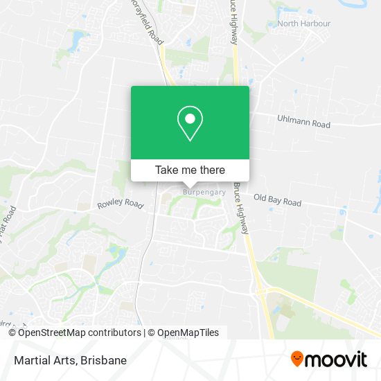 Martial Arts map