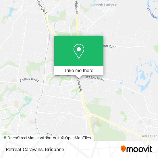 Retreat Caravans map