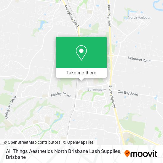 All Things Aesthetics North Brisbane Lash Supplies map