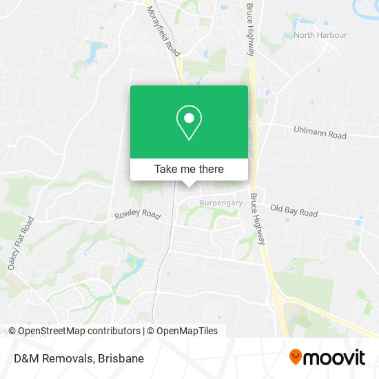 D&M Removals map