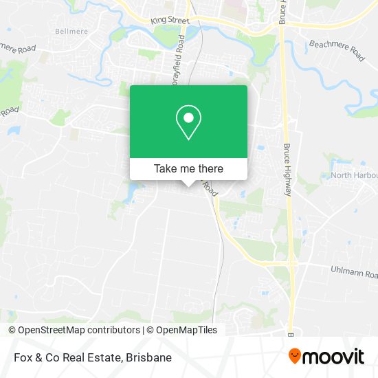 Fox & Co Real Estate map