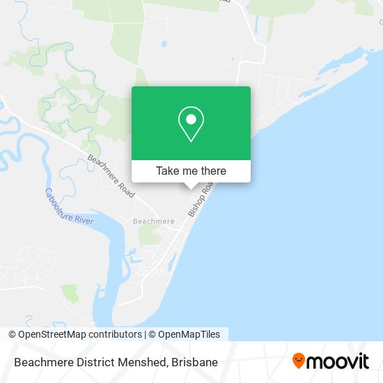 Beachmere District Menshed map