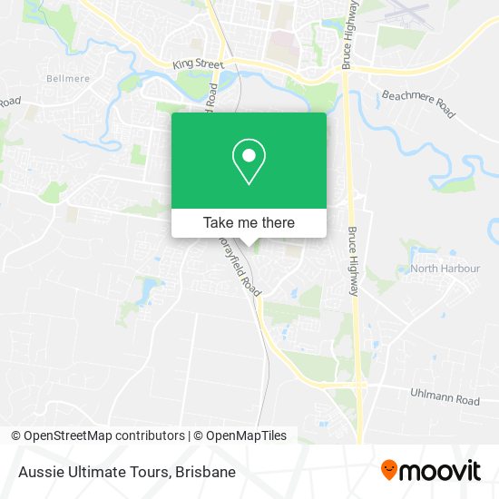 Aussie Ultimate Tours map