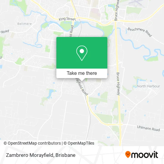Zambrero Morayfield map