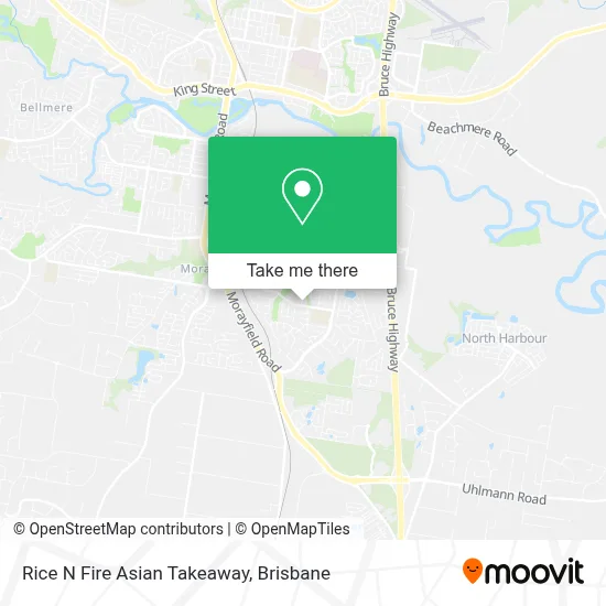 Rice N Fire Asian Takeaway map