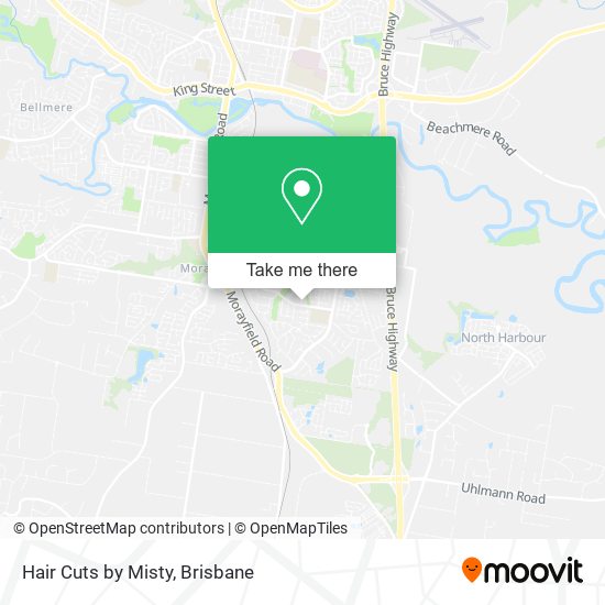 Hair Cuts by Misty map