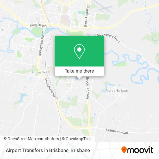 Airport Transfers in Brisbane map