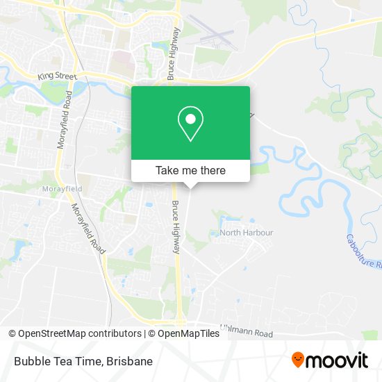 Bubble Tea Time map