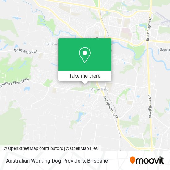 Australian Working Dog Providers map