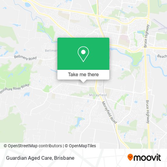 Guardian Aged Care map