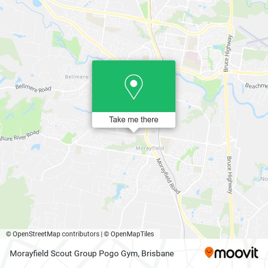 Mapa Morayfield Scout Group Pogo Gym