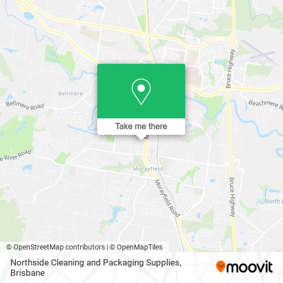 Northside Cleaning and Packaging Supplies map