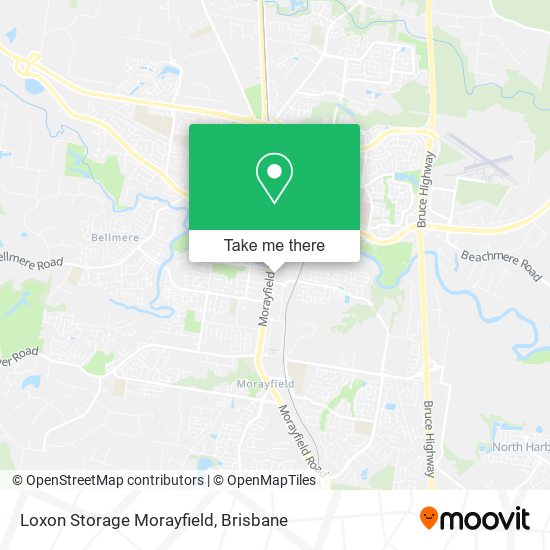 Loxon Storage Morayfield map