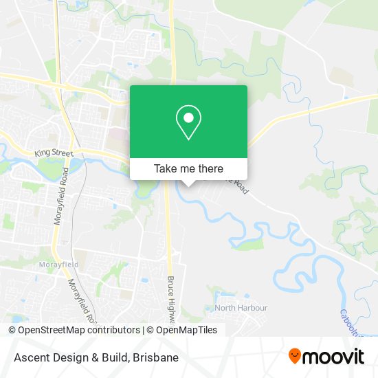 Ascent Design & Build map