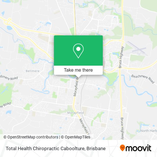 Mapa Total Health Chiropractic Caboolture