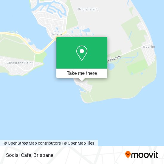Social Cafe map