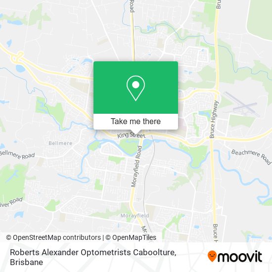 Roberts Alexander Optometrists Caboolture map