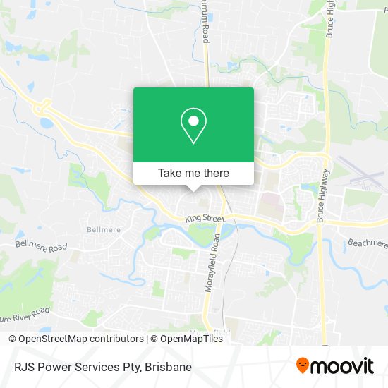 RJS Power Services Pty map