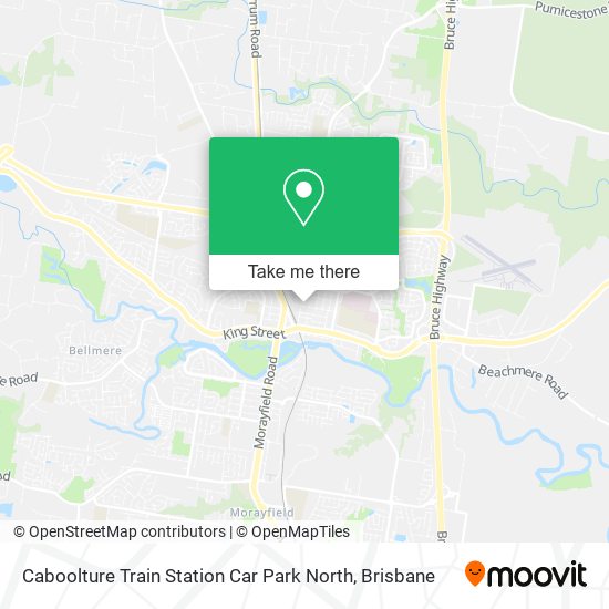 Caboolture Train Station Car Park North map