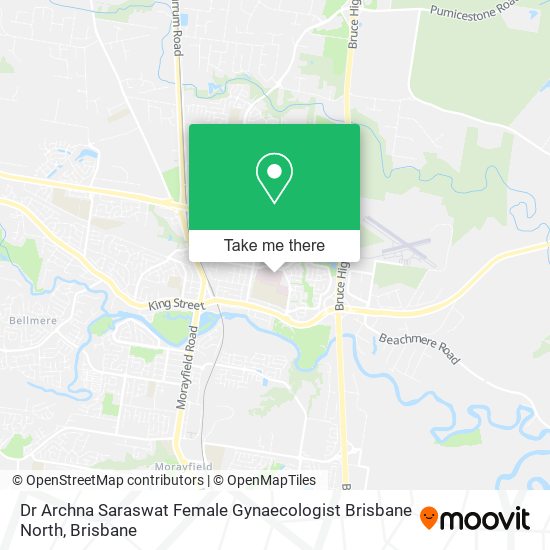Dr Archna Saraswat Female Gynaecologist Brisbane North map