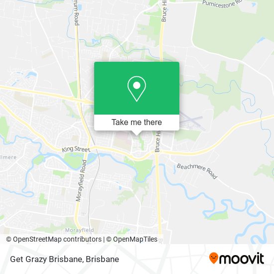Get Grazy Brisbane map
