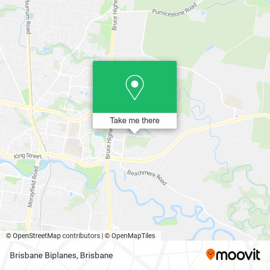 Brisbane Biplanes map