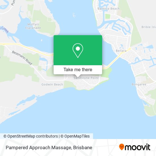 Pampered Approach Massage map