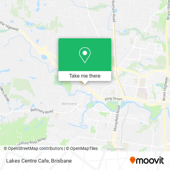 Lakes Centre Cafe map