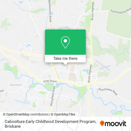 Caboolture Early Childhood Development Program map