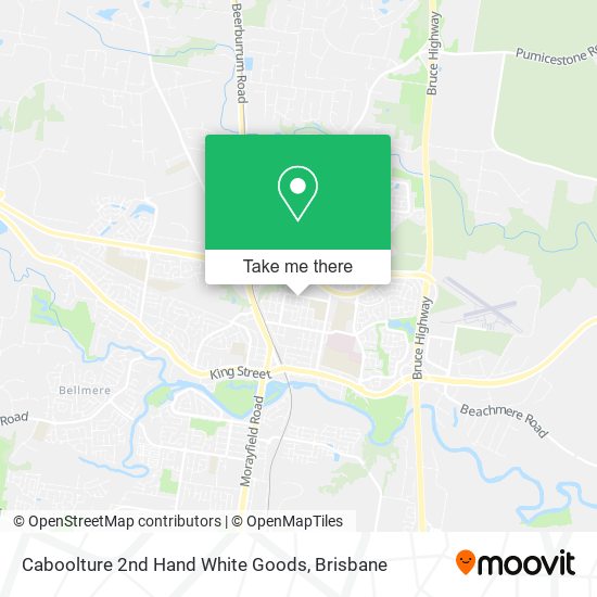 Caboolture 2nd Hand White Goods map