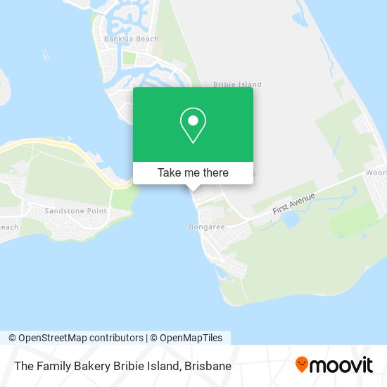 The Family Bakery Bribie Island map
