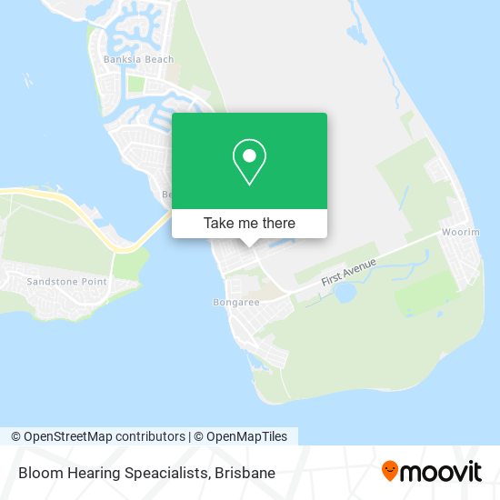 Bloom Hearing Speacialists map