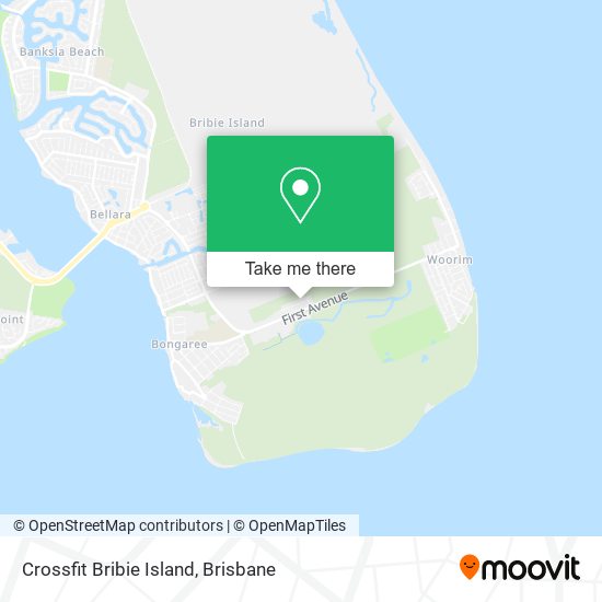 Crossfit Bribie Island map