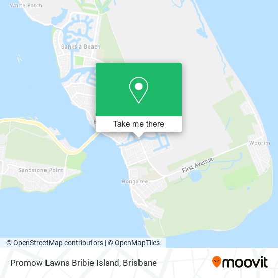 Promow Lawns Bribie Island map