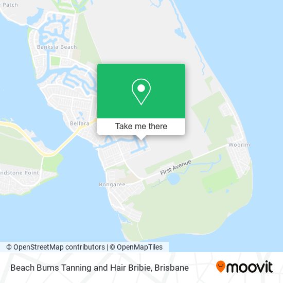 Beach Bums Tanning and Hair Bribie map
