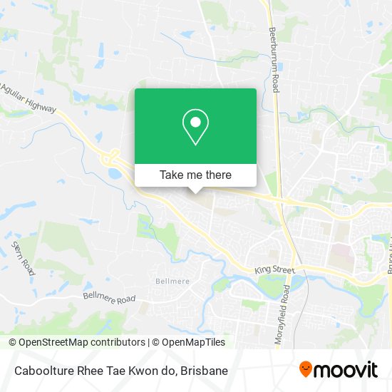 Caboolture Rhee Tae Kwon do map