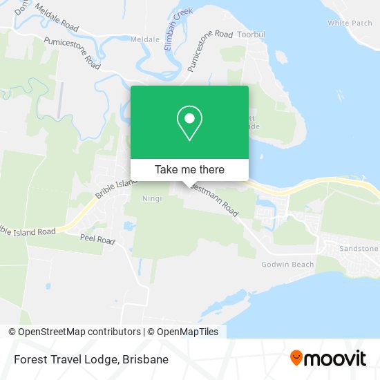 Forest Travel Lodge map