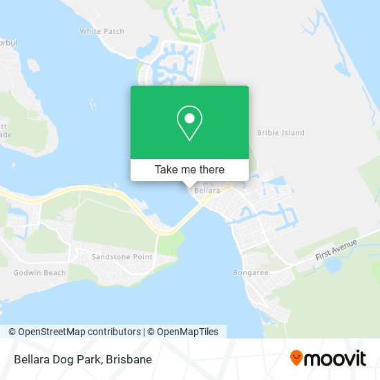 Bellara Dog Park map