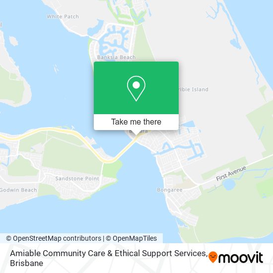 Amiable Community Care & Ethical Support Services map