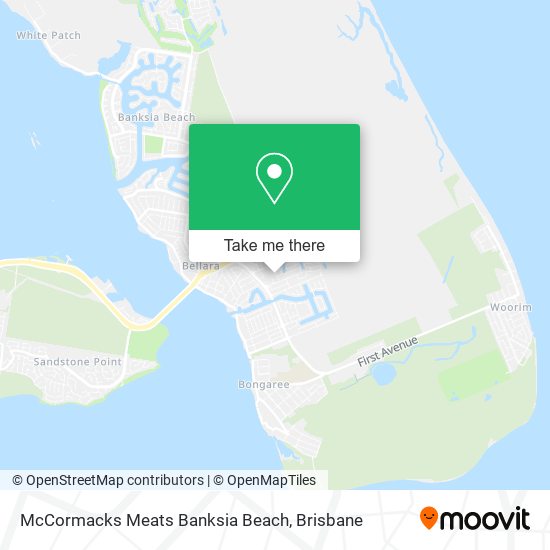 McCormacks Meats Banksia Beach map