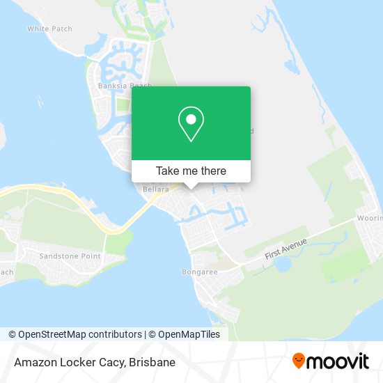 Amazon Locker Cacy map