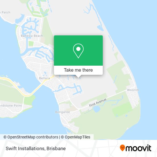 Swift Installations map