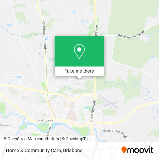Home & Community Care map
