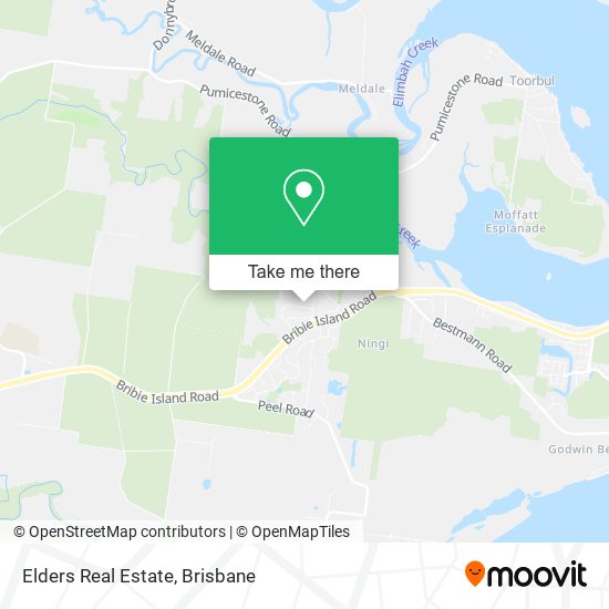 Elders Real Estate map