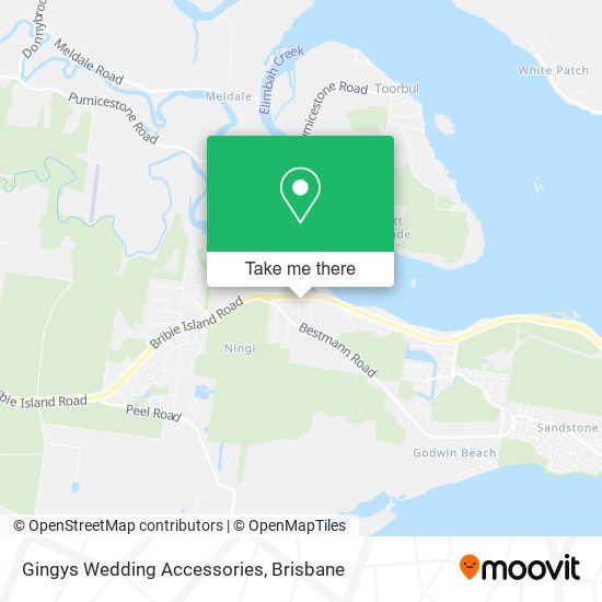 Gingys Wedding Accessories map