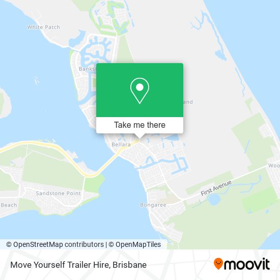 Move Yourself Trailer Hire map