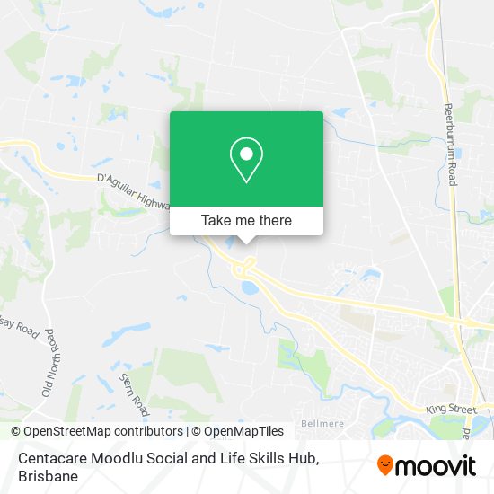 Centacare Moodlu Social and Life Skills Hub map