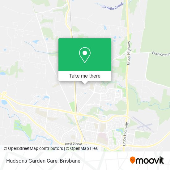 Hudsons Garden Care map